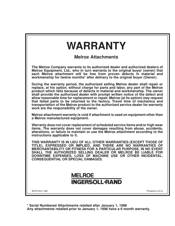 Bobcat 1560 Hydraulic Breaker Operators Manual - Image 7