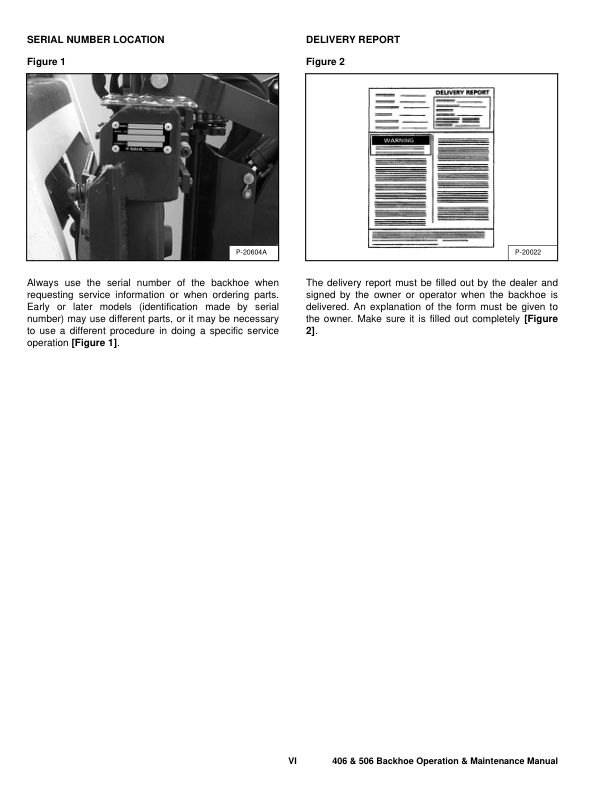 Bobcat 406 506 Backhoe Operation and Maintenance Manual - Image 6
