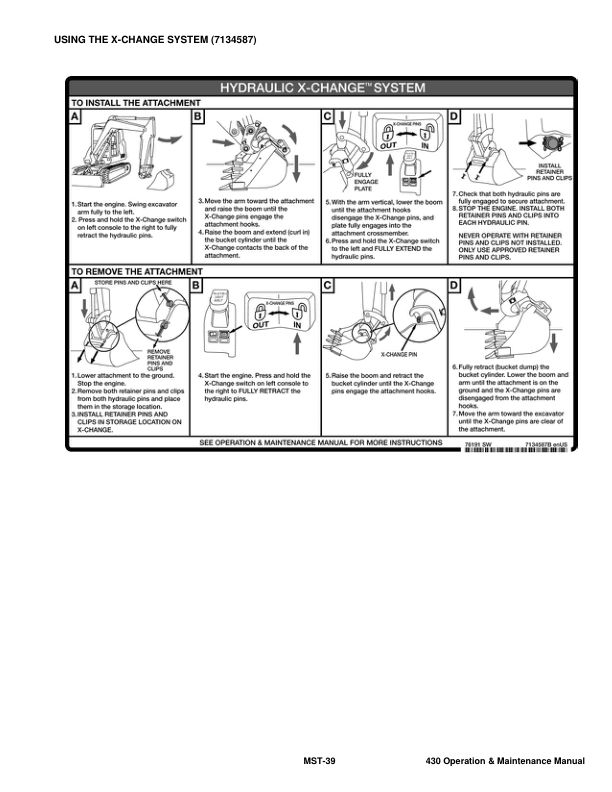 Bobcat 430 Excavator Operation and Maintenance Manual 5625 5627 5629 5630 - Image 8