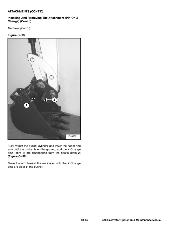 Bobcat 430 Excavator Operation and Maintenance Manual 5625 5627 5629 5630 - Image 10