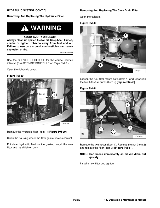 Bobcat 430 Excavator Operation and Maintenance Manual 5625 5627 5629 5630 - Image 7