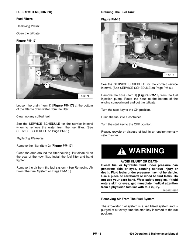 Bobcat 430 Excavator Operation and Maintenance Manual 5625 5627 5629 5630 - Image 6