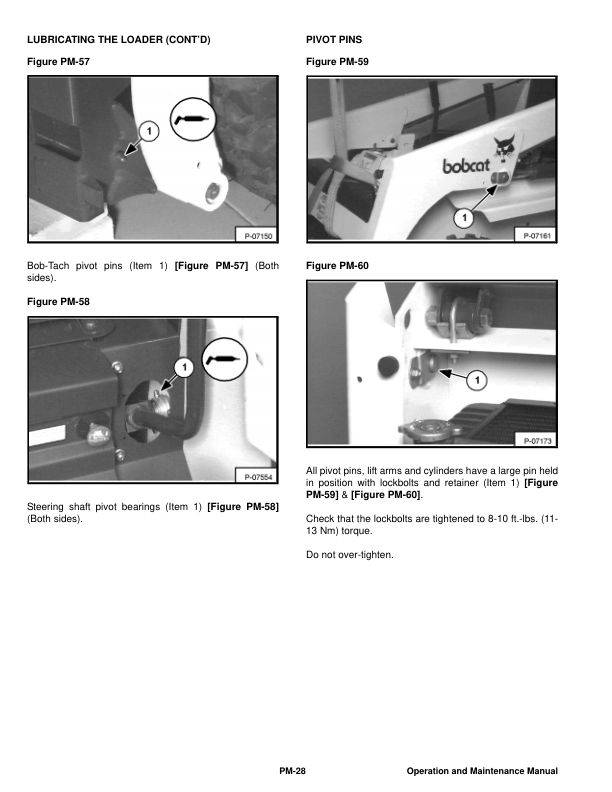 Bobcat 453 Skid Steer Loader Operation and Maintenance Manual 5150 1551 2004y - Image 9