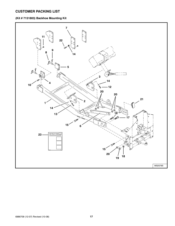Bobcat 7TB 8TB Backhoe Operation and Maintenance Manual AE3H AE3L - Image 10