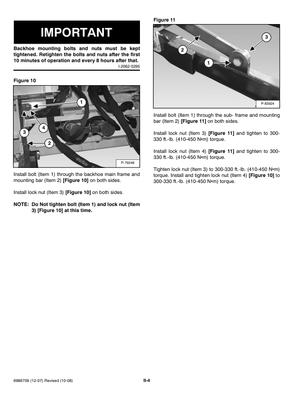 Bobcat 7TB 8TB Backhoe Operation and Maintenance Manual AE3H AE3L - Image 9