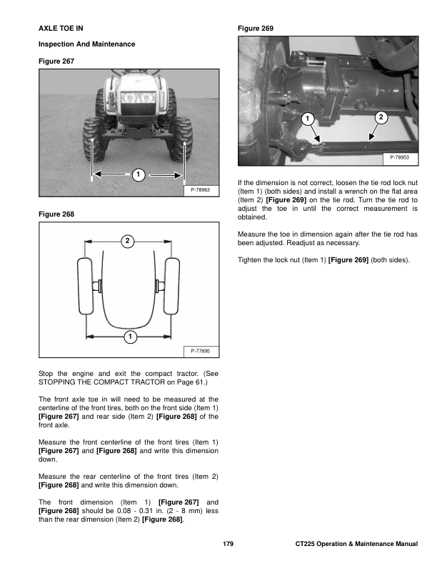 Bobcat CT225 Compact Tractor Operation and Maintenance Manual ABFJ AU NZ - Image 9