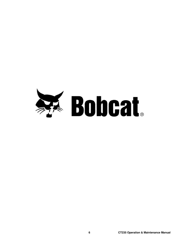 Bobcat CT235 Compact Tractor Operation and Maintenance Manual A9JY AU NZ - Image 5