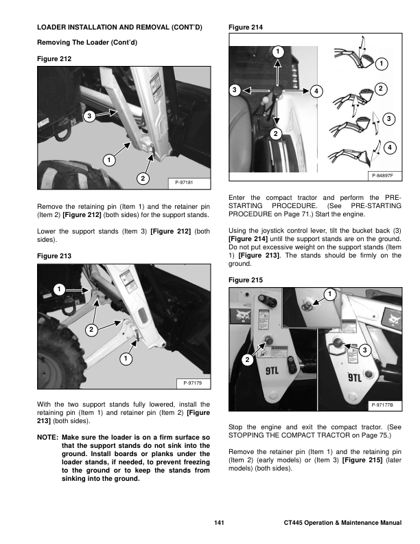 Bobcat CT445 HST SST Compact Tractor Operation and Maintenance Manual ABHL AKB9 AU NZ - Image 6