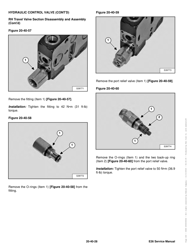 Bobcat E26 Excavator Service Manual AJRY B3332 B3JE - Image 4
