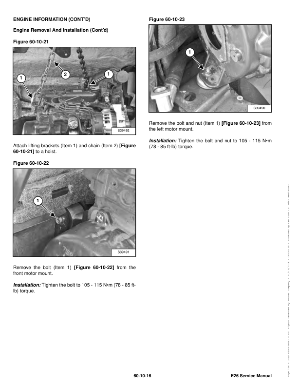 Bobcat E26 Excavator Service Manual AJRY B3332 B3JE - Image 8