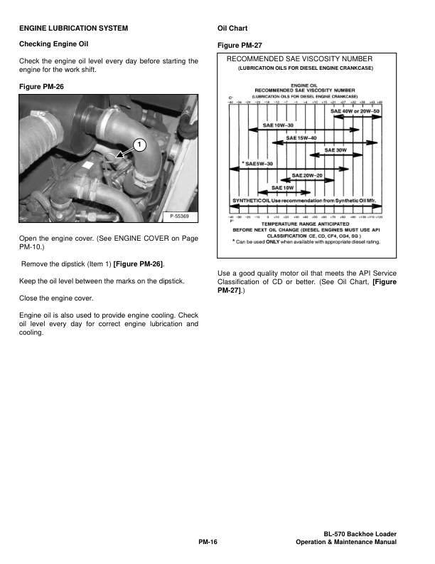 Bobcat Ingersoll-Rand BL-570 Backhoe Loader Operation and Maintenance Manual 572611001 B Series - Image 12