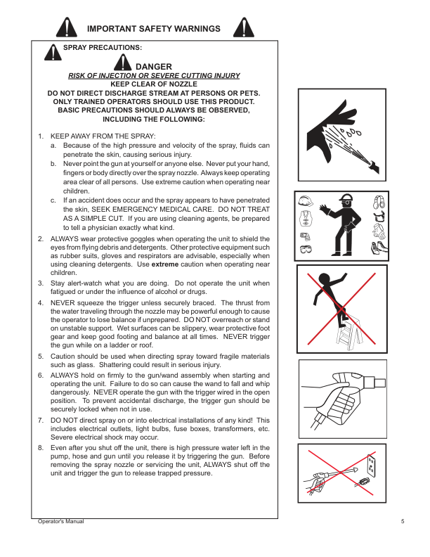 Bobcat Pressure Washer Operation and Maintenance Manual 6903934 - Image 6