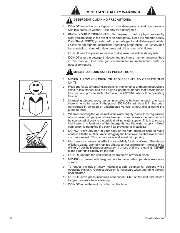 Bobcat Pressure Washer Operation and Maintenance Manual 6903934 - Image 7