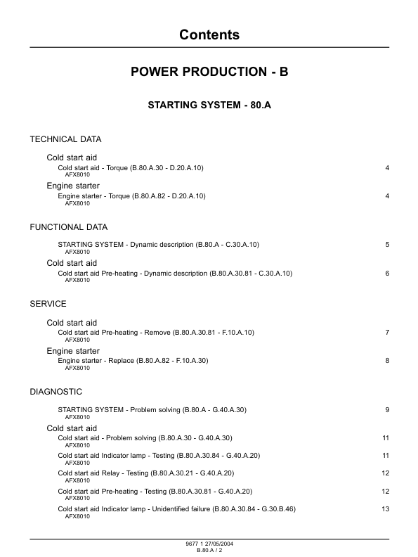 Case IH 8010 Axial Flow Combine Repair Service Manual - Image 10