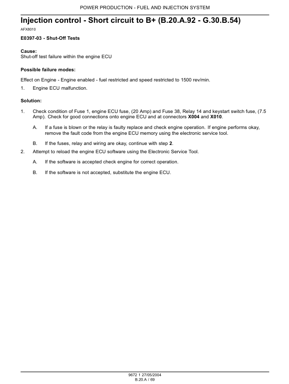 Case IH 8010 Axial Flow Combine Repair Service Manual - Image 12