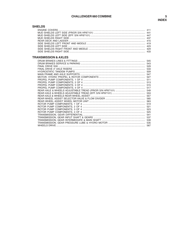 Challenger 660 Combine Parts Catalog - Image 7