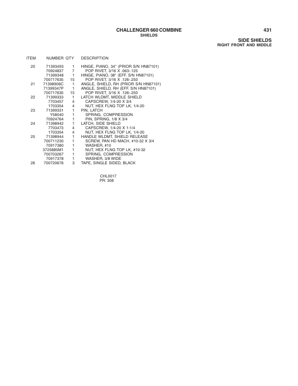 Challenger 660 Combine Parts Catalog - Image 9
