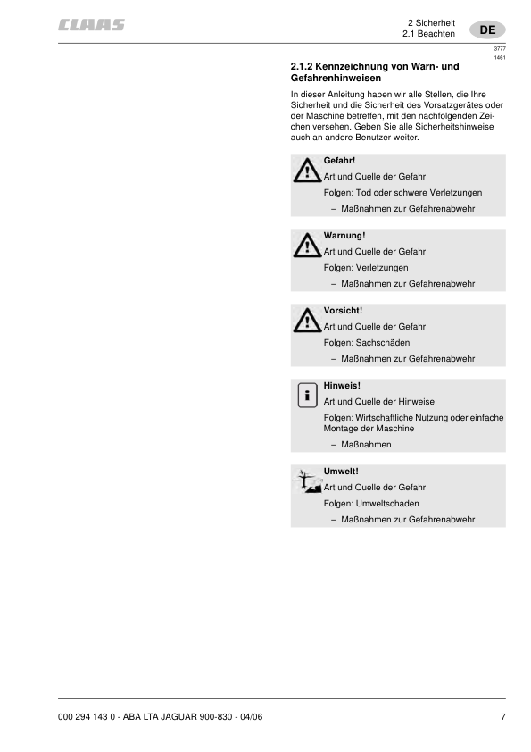 Claas Jaguar 900 830 Forage Harvester Driven Steering Axle Fitting Instructions - Image 5
