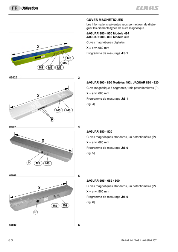 Claas Jaguar 980 830 Forage Harvester MG4-1 MG4 Metal Detector Tester Operators Manual - Image 6