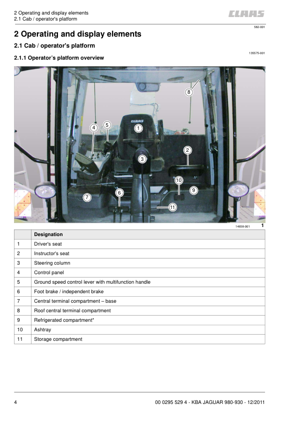 Claas Jaguar 980 930 Forage Harvester Concise Operators Manual - Image 4