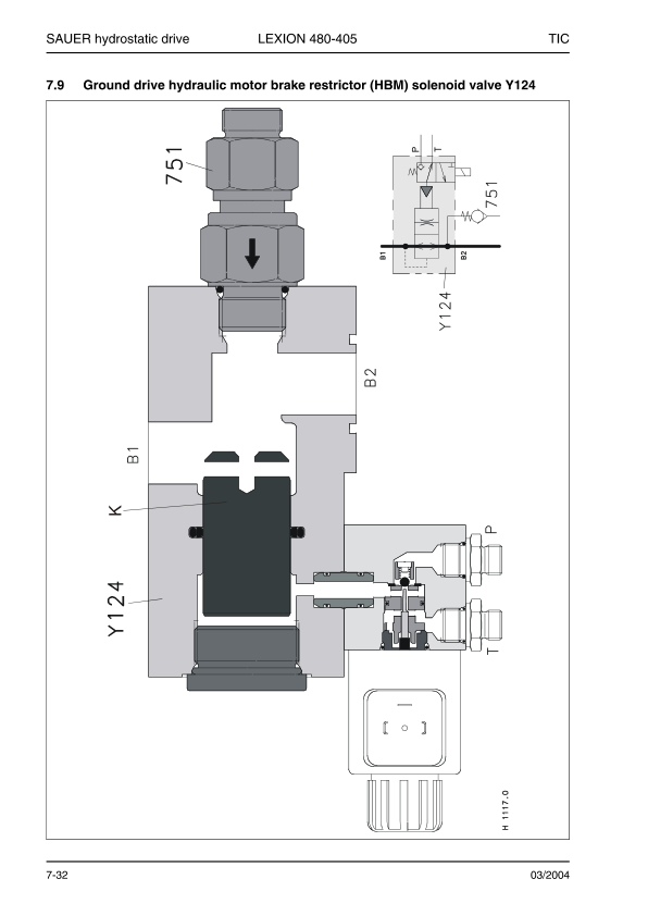 Claas Lexion 480-405 Combine Harvester Technical Systems Hydraulic System Service Manual - Image 7