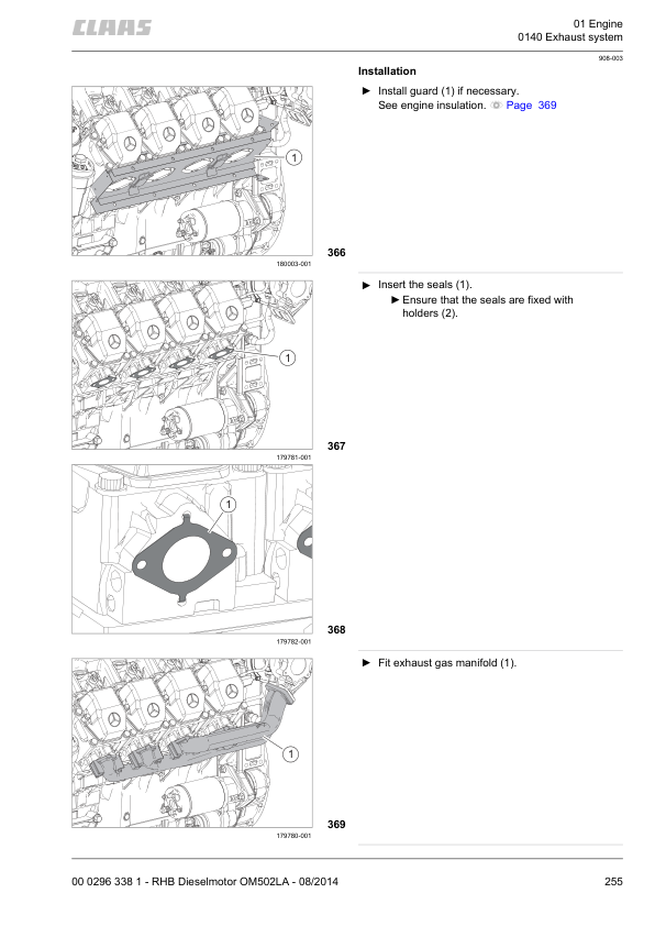 Claas Mercedes Benz OM502LA Engine Repair Manual - Image 7