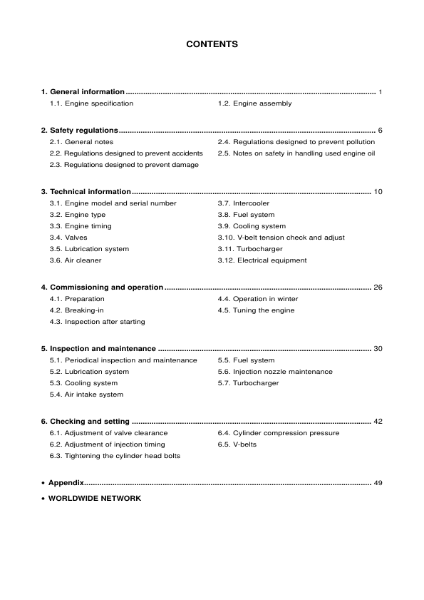 Daewoo Doosan DE12T POLUS P126TI Generator Diesel Engine Service Manual - Image 4