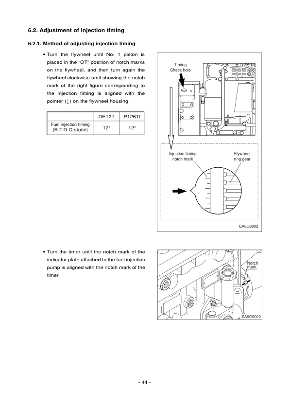 Daewoo Doosan DE12T POLUS P126TI Generator Diesel Engine Service Manual - Image 13