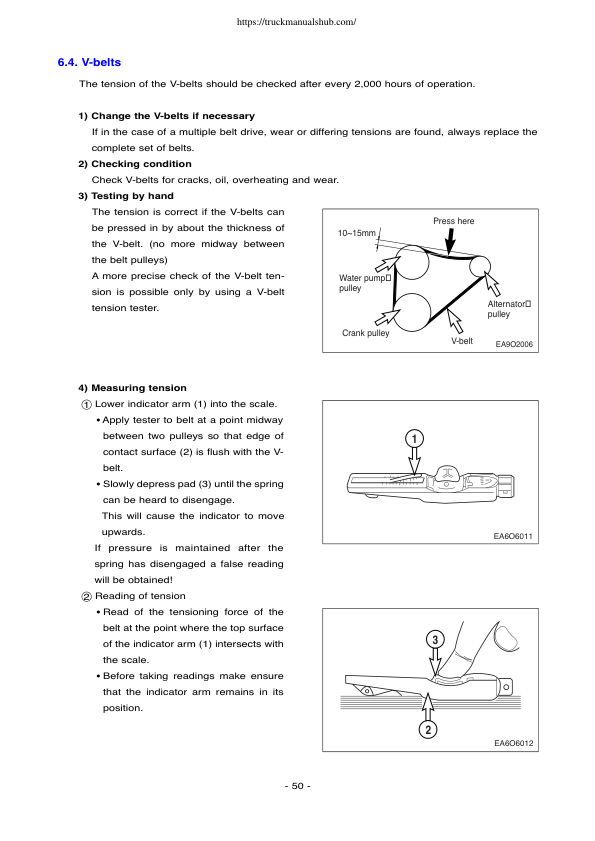Doosan D1146 D1146T P086T1 PU086 PU086T Diesel Engine Operation and Maintenance Manual - Image 13