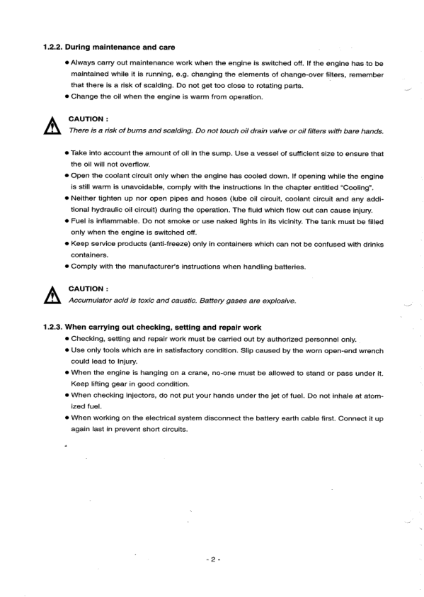 Doosan D1146 D1146T PO86TL Generator Diesel Engine Operation and Maintenance Manual - Image 9
