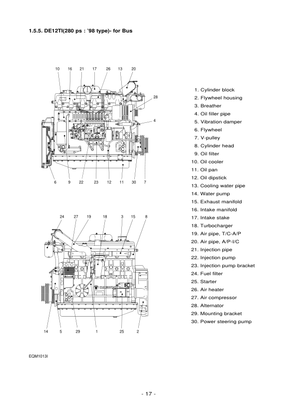 Doosan DE12 DE12T DE12TI DE12TIS Diesel Engine Workshop Manual - Image 10
