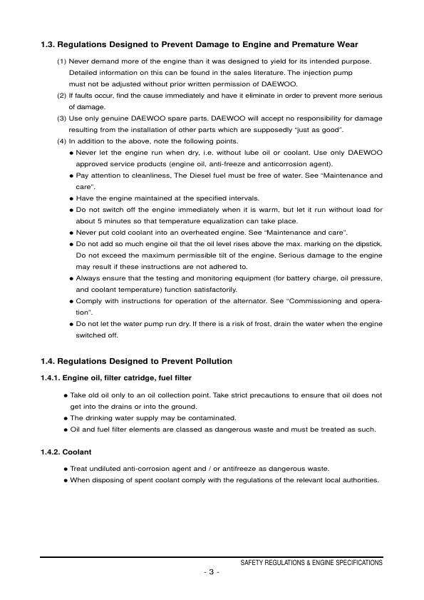 Doosan DE12T DE12TI DE12TIA DE12TIS Diesel Engine Workshop Manual - Image 7