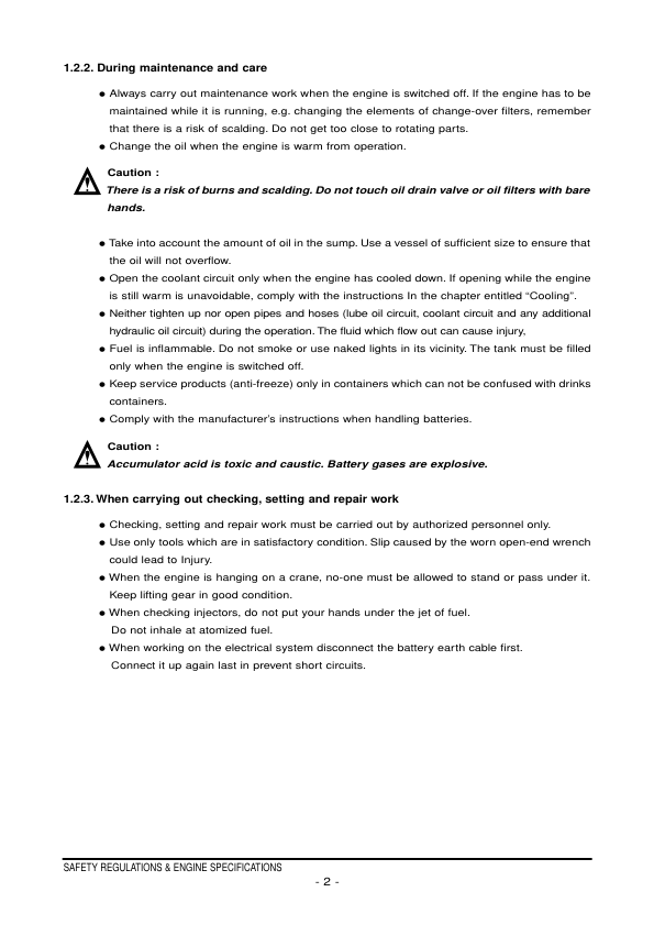 Doosan DE12T DE12TI DE12TIA DE12TIS Diesel Engine Workshop Manual - Image 6