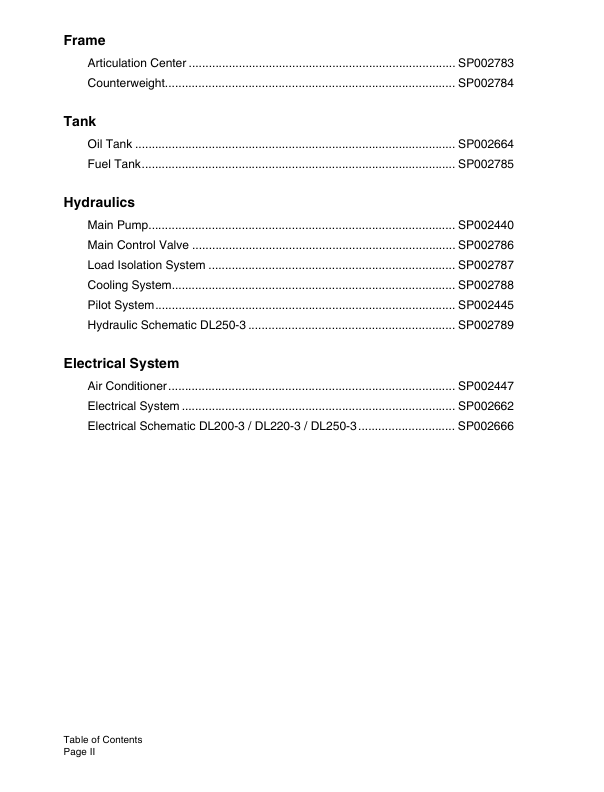 Doosan DL250-3 Wheel Loader Workshop Manual 10001 and Up - Image 4