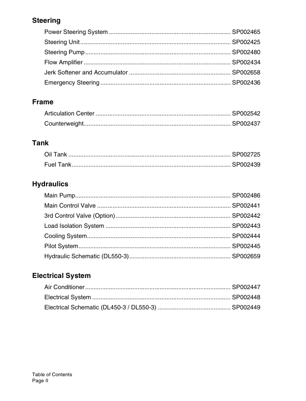 Doosan DL550-3 Wheel Loader Workshop Manual 10001 and Up - Image 4