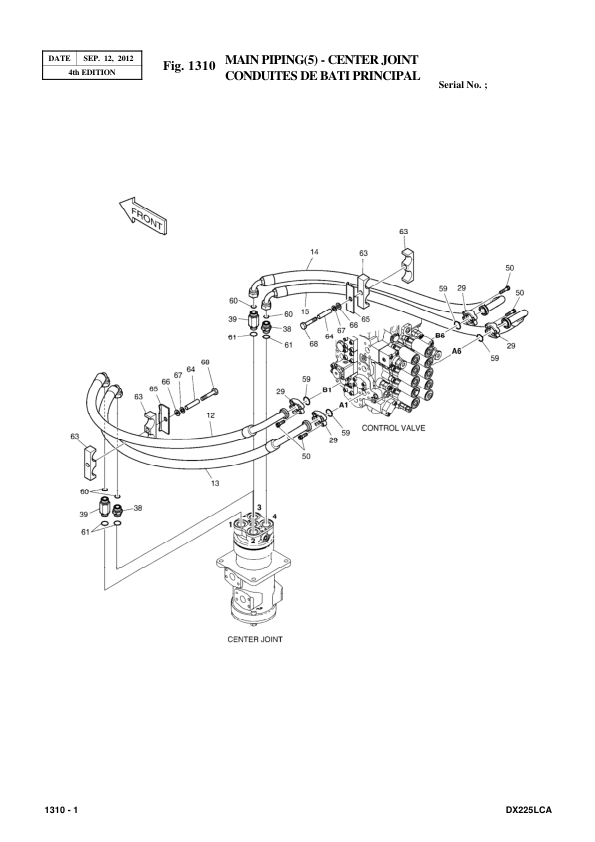 Doosan DX225LCA Excavator Parts Manual 5001 and Up - Image 7