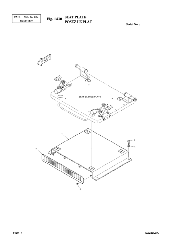 Doosan DX225LCA Excavator Parts Manual 5001 and Up - Image 8