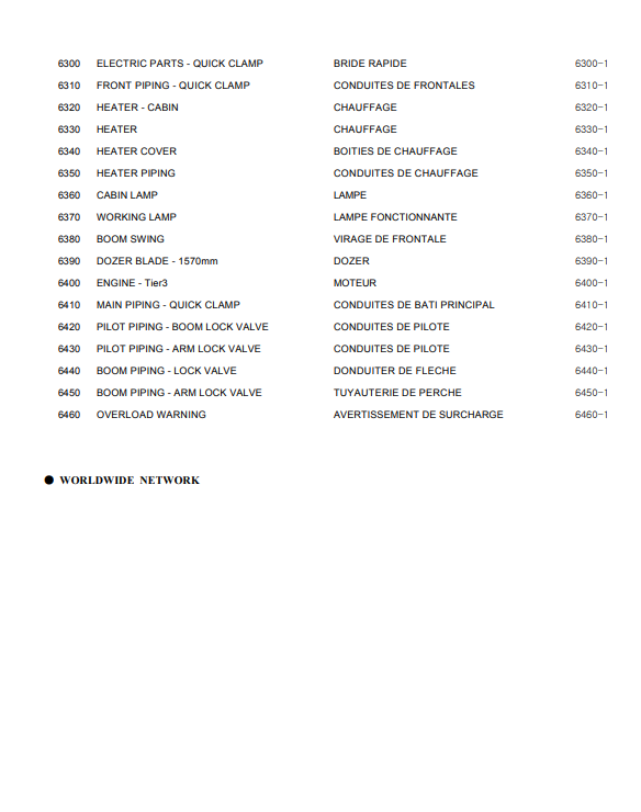Doosan DX27Z Excavator Parts Catalog - Image 8
