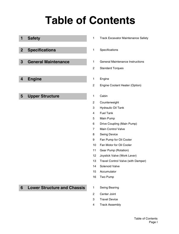 Doosan DX340LC-5 DX350LC-5 Excavator Workshop Manual 1001 and Up - Image 3