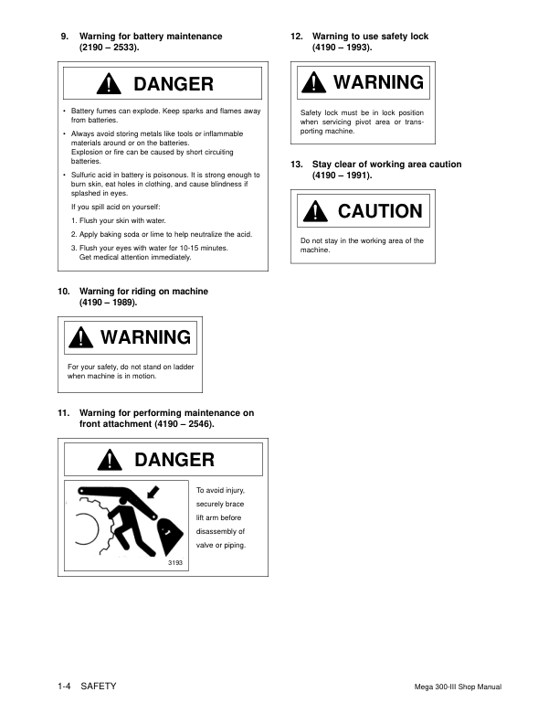 Doosan Daewoo M300-3 Wheel Loader Workshop Manual 0001 and Up - Image 8