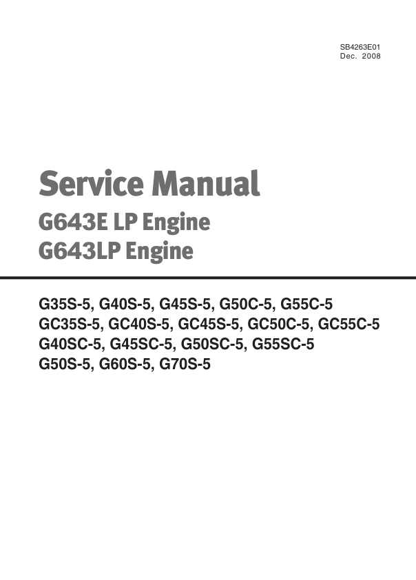 Doosan G643ELP G643LP Engine Service Manual - Image 2