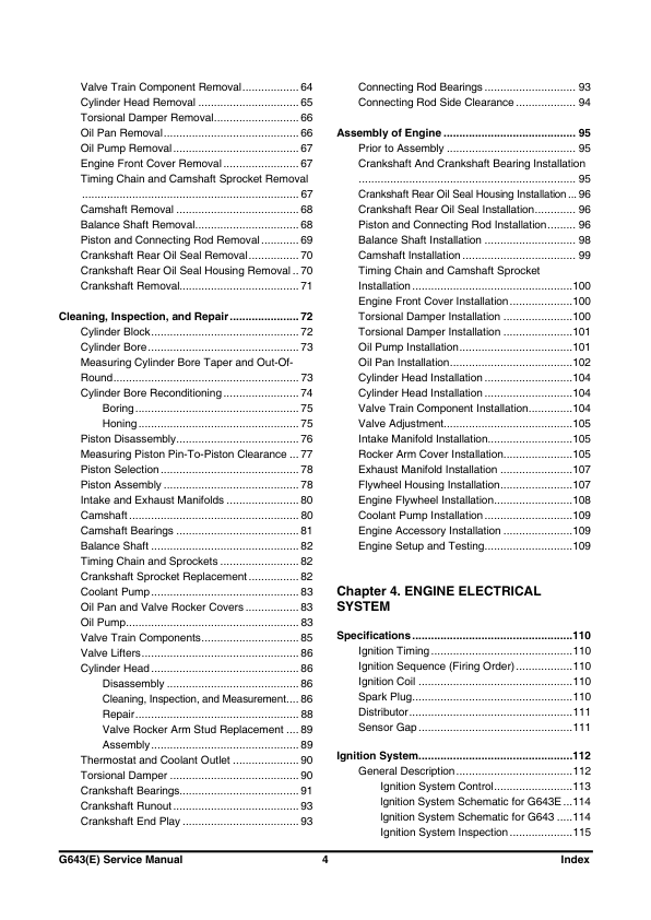 Doosan G643ELP G643LP Engine Service Manual - Image 5