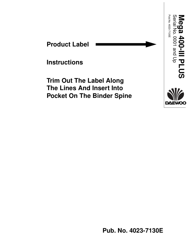 Doosan M400-3 Plus Wheel Loader Workshop Manual 1001 and Up - Image 3