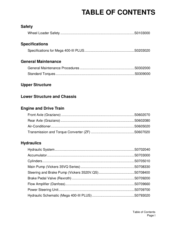 Doosan M400-3 Plus Wheel Loader Workshop Manual 1001 and Up - Image 4