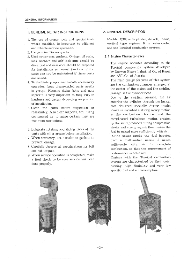 Doosan M400 Wheel Loader and Engine D2366T Workshop Manual - Image 5