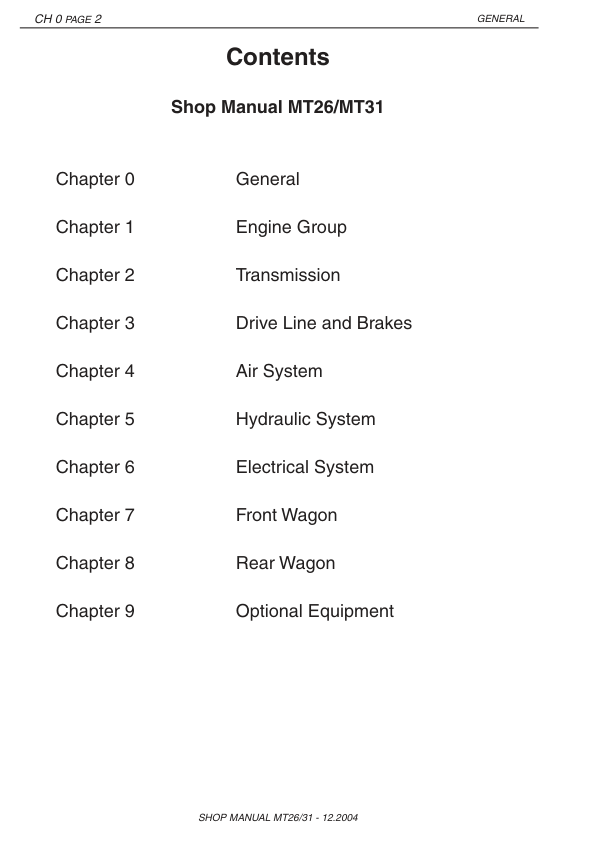 Doosan MT26 MT31 Dump Truck Workshop Manual - Image 3