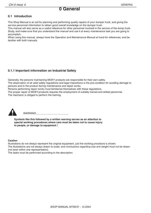 Doosan MT26 MT31 Dump Truck Workshop Manual - Image 5