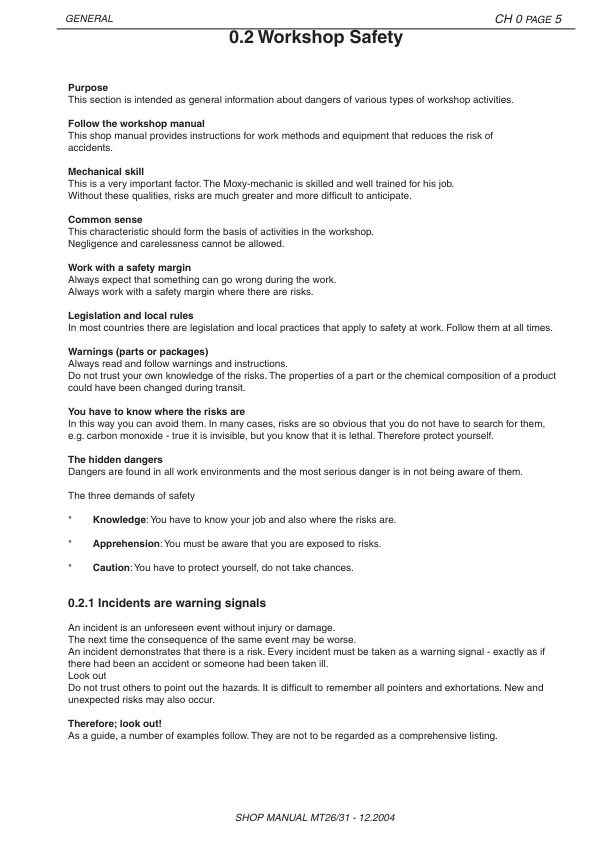 Doosan MT26 MT31 Dump Truck Workshop Manual - Image 6