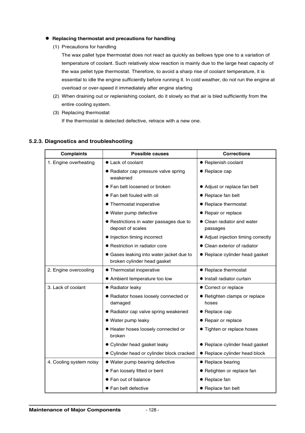 Doosan P158LE P180LE P222LE Diesel Engine Operation and Maintenance Manual - Image 10