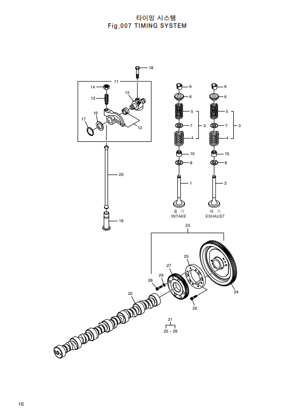 Doosan P222LE-1 P222LE-II P222LE-S Generator Engine Parts Catalog - Image 10